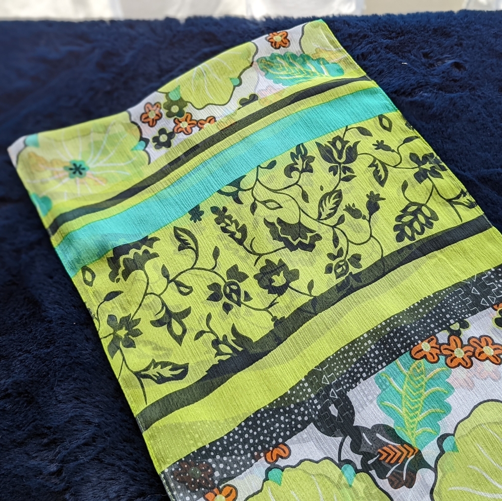 Rectangular Silk Scarf - image 1